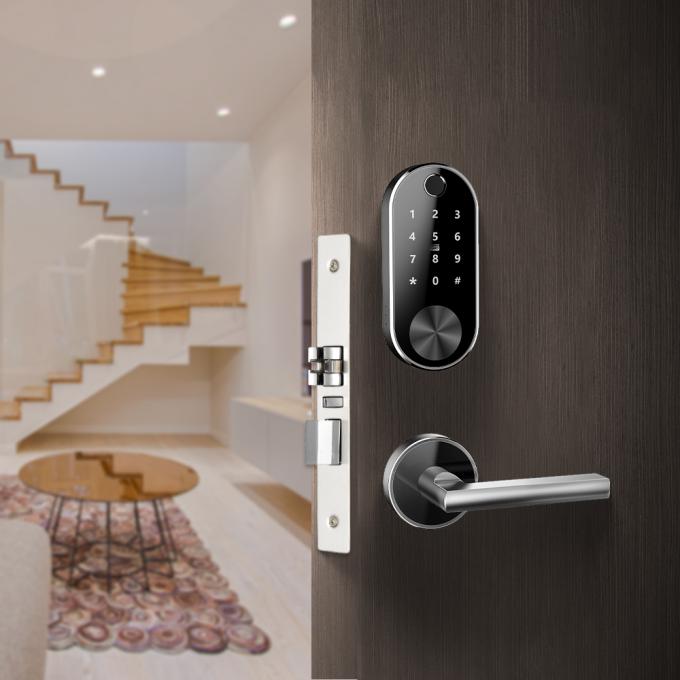 Ev Odası İçin Elektronik Kapı Kilitleri Standart Gömme Alüminyum Alaşımlı 0