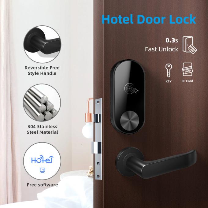 Otel Kapı Kilitleri Anahtar Kart Kilidi Split Tip Çinko Alaşım 1