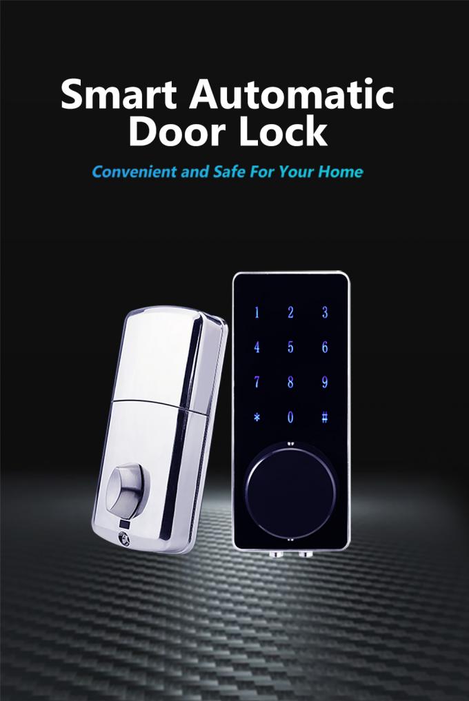 Akıllı Oda Bluetooth Ön Kapı Kilidi, Akıllı Çinko Alaşımlı Şifre Ön Kapı Kilitleri 1