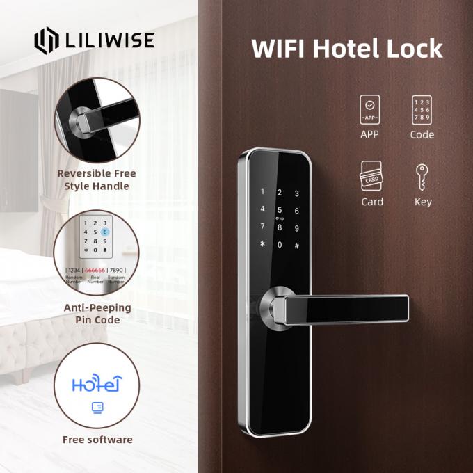 RFID Kart Elektrikli Anahtar Otel Kapı Kilitleri Sistemi Akıllı Kapı Kilidi 2