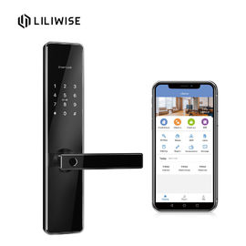 Liliwise Airbnb Daire Akıllı Kapı Kilidi TTLock App Kontrolleri Parmak Izi Kablosuz WiFi