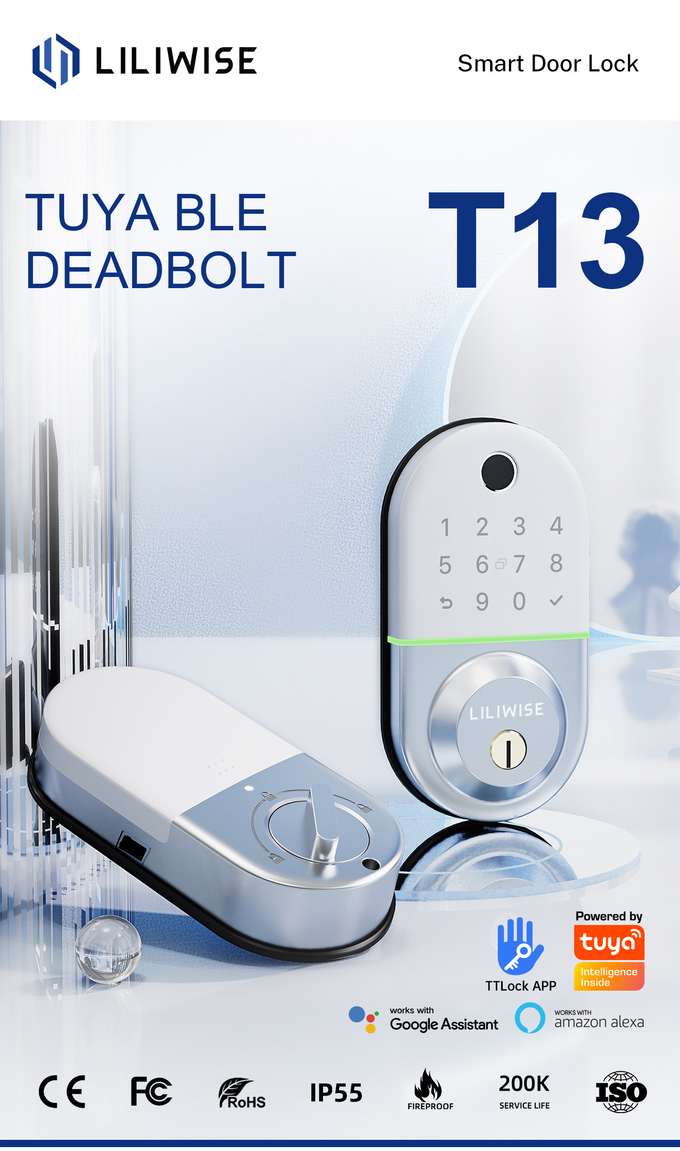Apart Otel İçin Inteligente Bluetooth Dijital Kapı Kilidi 0