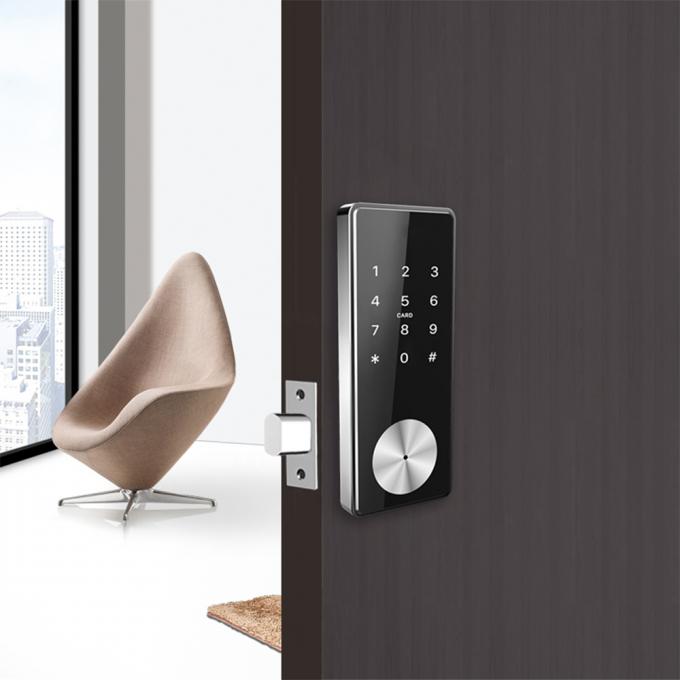 Akıllı Elektronik Kapı Kilitleri Bluetooth Kapı Kilidi Basit OLED Glisten Ekran Elektronik Kod Kolu Olmadan 1