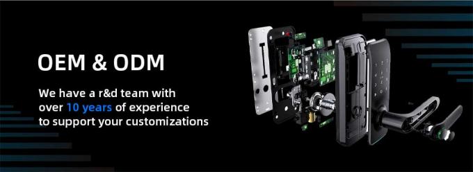 Parmak izi akıllı kapı kilidi 7