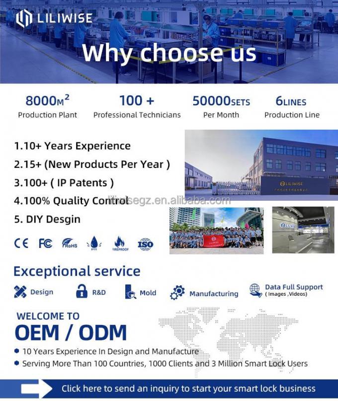 Liliwise G&uuml;venlik Dijital Kapı Zili Tuya Wifi Akıllı Parmak izi Kilitli Y&uuml;z Tanıma Kamera Kapı Kilitli Kontrol De Accesos 0