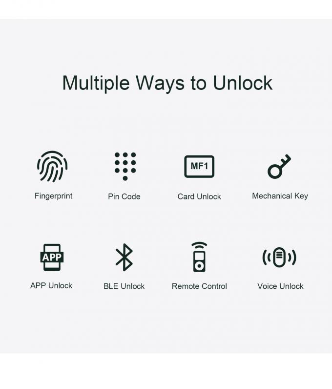 Liliwise Otomatik Elektrikli Akıllı Kapı Kilitleri Su ge&ccedil;irmez Dışarıda Parmak izi Anahtarsız Ttlock Tuya Akıllı Kilit Wifi ile 8
