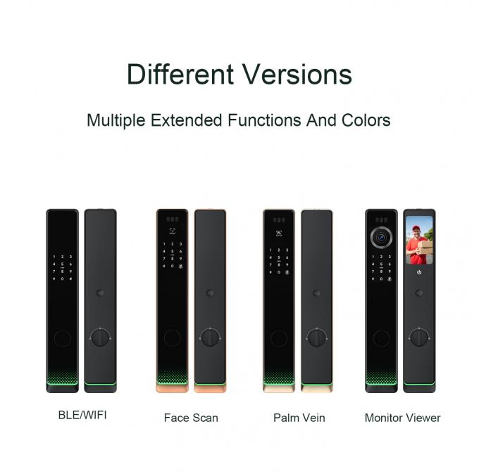 Liliwise Otomatik &Ouml;zel Wifi Su ge&ccedil;irmez Dahili Kapı Zili Akıllı Kilitler Tuya Ttlock Parmak izi ile Akıllı Kapı Kilitleri 6