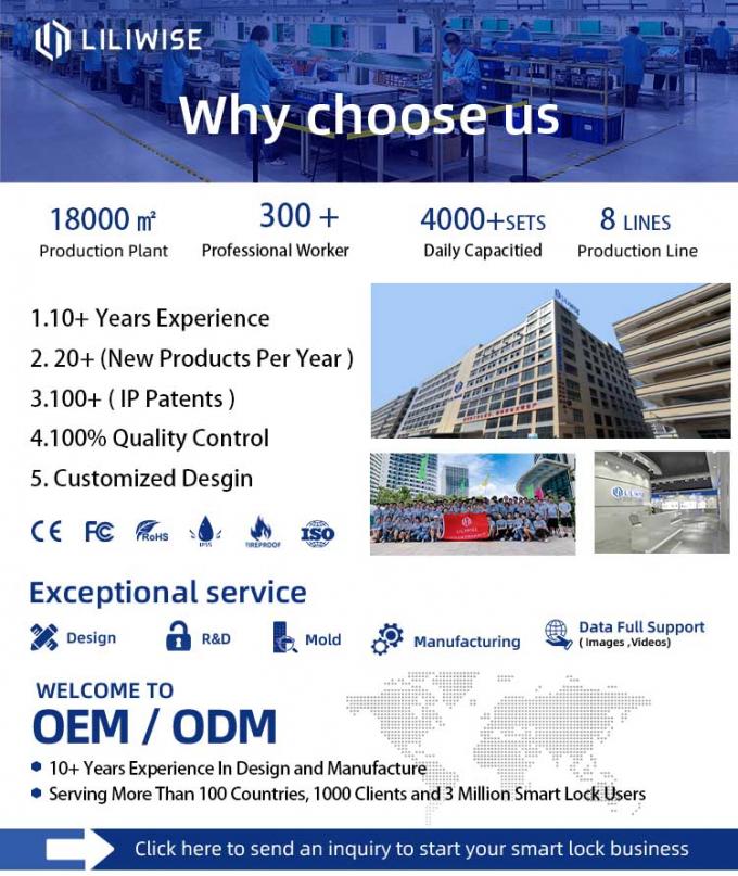 Liliwise Tuya Ttlock Otomatik Biyometrik Kilit Rfid Kart Wifi App Ble Parmak izi Akıllı Kapı Kilitli Kamera 0