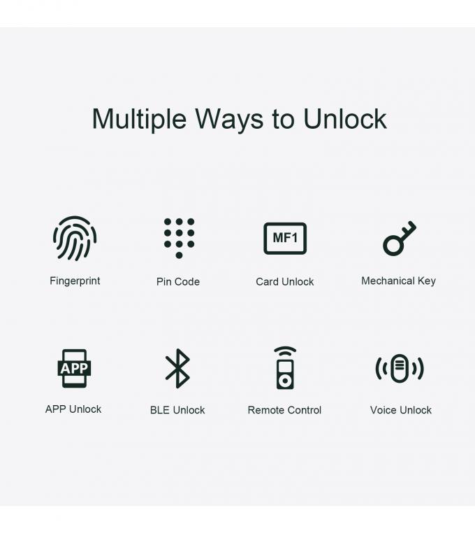 Liliwise Tuya Ttlock Otomatik Biyometrik Kilit Rfid Kart Wifi App Ble Parmak izi Akıllı Kapı Kilitli Kamera 4