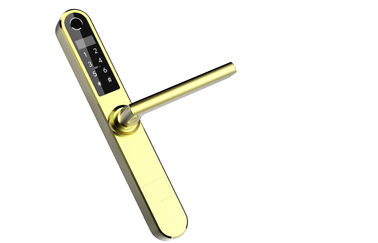Durable Aluminium Door Lock Finger Scan Button Digital Panel Electronic Screen Operation