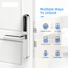 Ultrathin Sürgülü Veranda Kapısı Akıllı Kilit Bluetooth FPC Parmak İzi Mekanik Anahtar