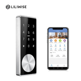Dijital Kablosuz Daire Kapı Kilitleri WiFi Kapı Kilidi Kolu Olmadan Bluetooth APP Kombinasyonu Elektronik Kilit
