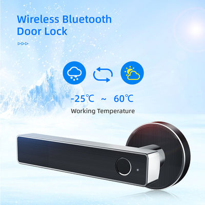 Emniyet Kilitleri Kablosuz Bluetooth Uzaktan Kumanda WiFi Parmak Izi Elektronik Kapı Kolu Kolu Kilidi