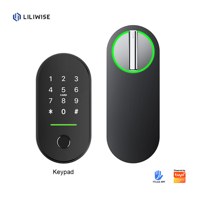 Liliwise Sıcak Satış Kilitli Akıllı Ev İç Tuya Ttlock Güvenlik Dijital Kilitli Wifi Akıllı Kilitli Anahtarsız