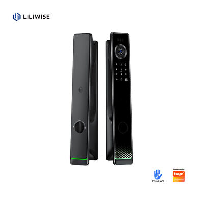 Liliwise su geçirmez parmak izi akıllı kilit Ttlock Tuya yüz tanıma wifi 3D kamera wifi ile akıllı kapı kilidi