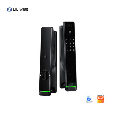 Liliwise Güvenlik Tuya Wifi Cerradura Akıllı Elektronik Akıllı Kilitler Parmak izi Anahtarsız Ttlock Dijital Kapı Akıllı Kilit