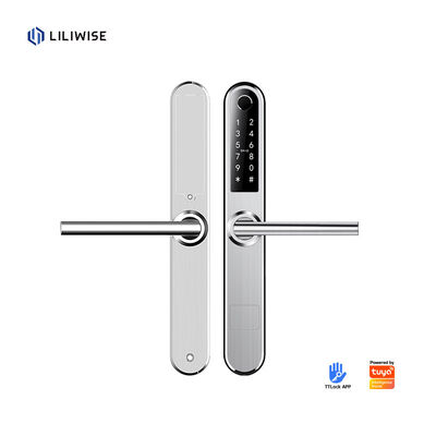 Liliwise Akıllı Uzaktan Kumanda Parmak izi kilidi Anahtarsız Su geçirmez Elektrikli Kontrol Güvenlik Uygulama ile Alüminyum Kapı kilidi