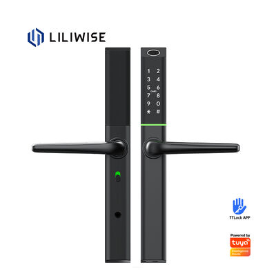 Liliwise Avrupa Ultra-Zayıf Wifi Elektronik Rfid Kapı Kilitleri Dar Alüminyum Tuya Akıllı Kilit Mortise Slim Akıllı Kapı Kilitleri