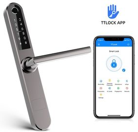 Süper Ince Daire Kapı Kilitleri Parmak Izi Elektronik Kapı Kilitleri Paslanmaz Çelik RFID Kart Tipi
