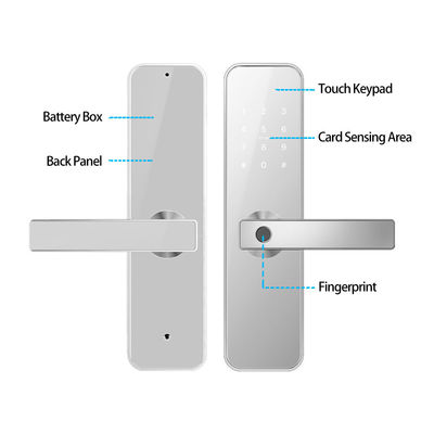 Anasayfa Biyometrik ROSH Elektronik Kapı Kilitleri BLE Uygulama Kodu Kartı İçin 75mm Kalınlığında