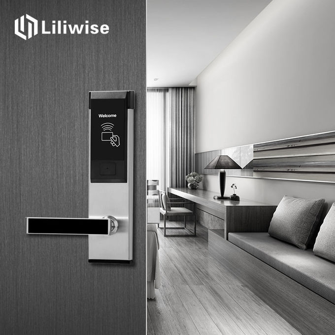 Akıllı Elektronik Otel Kilitleri, Modern Akıllı RFID Kapı Kilidi Sistemi 0