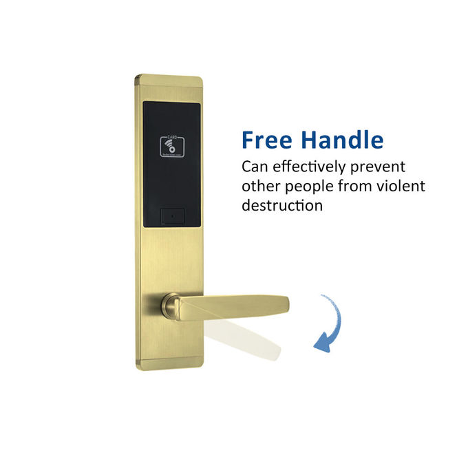 Akıllı Ekran Kartı Kartsız Anahtarsız Giriş Otel Çinko Alaşımlı Kapı Kilitleri 2